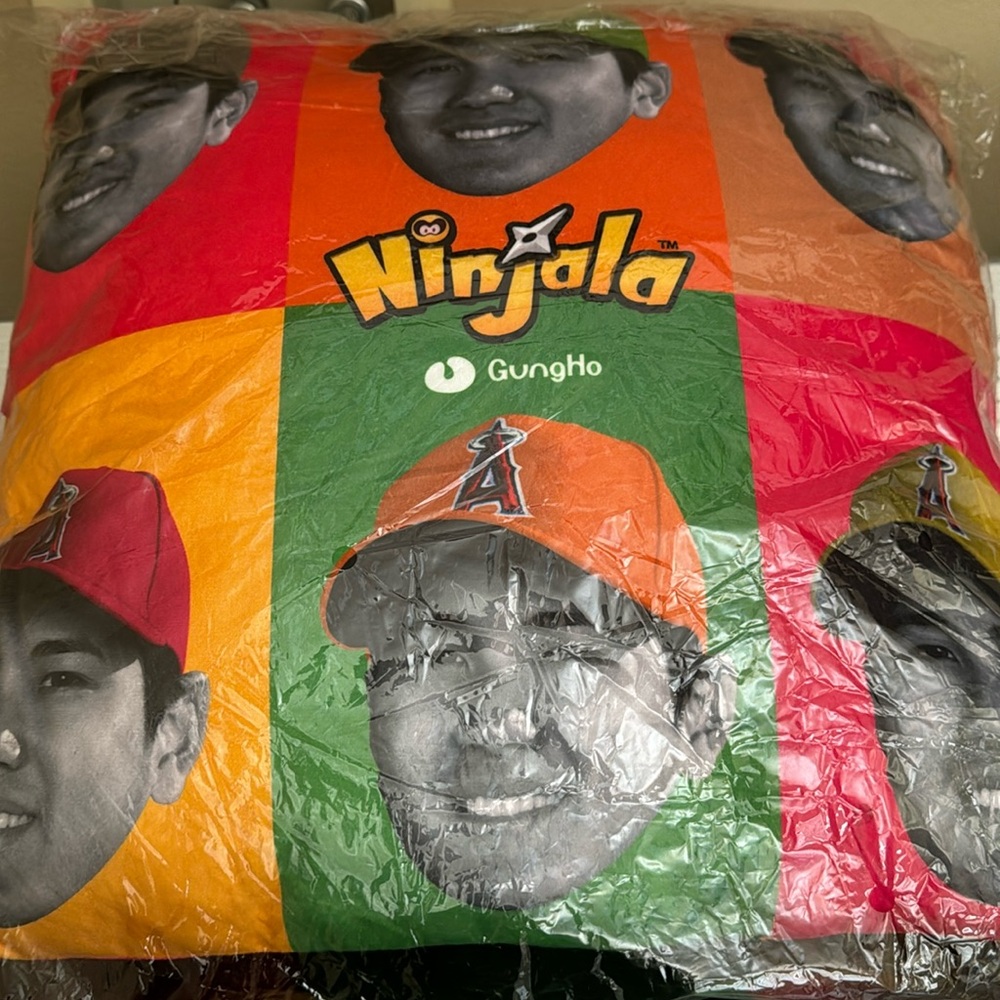 Ohtani pillow in original wrap